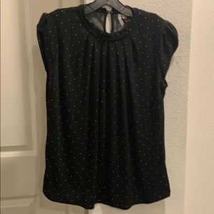 mock neck blouse